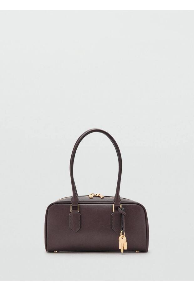 Deri görünümlü bowling çanta - 3