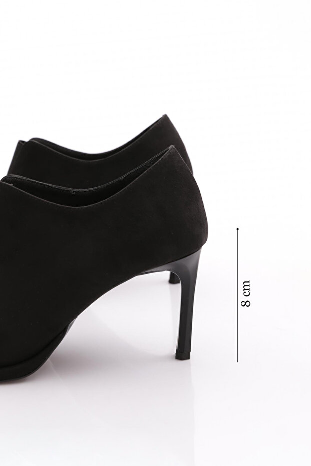 1830 Kadin Gold Detatli Topuklu Bot - 5