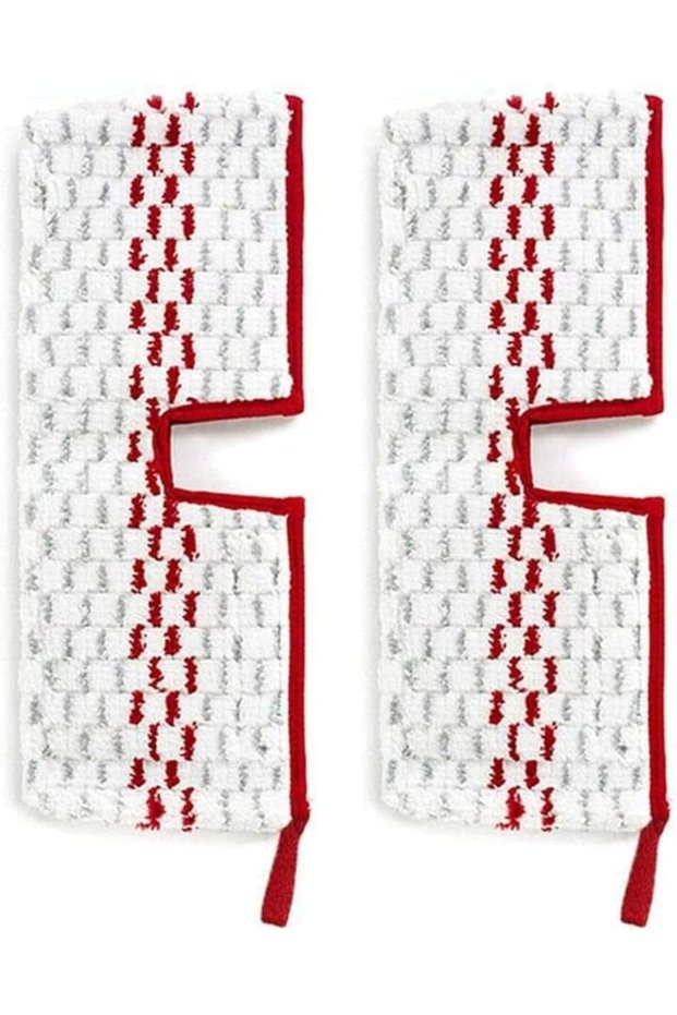 2 Pack Reusable Replacement Mop Pads, Microfiber Washable Spray Mop Refills Compatible with