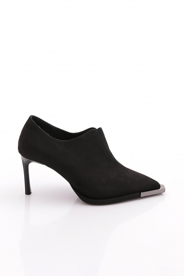 1830 Kadin Gold Detatli Topuklu Bot - 1