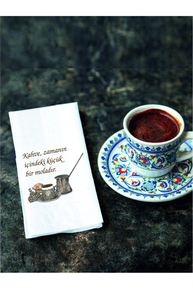 Printed Serviettes with Beautiful Words for Coffee 20-Pack