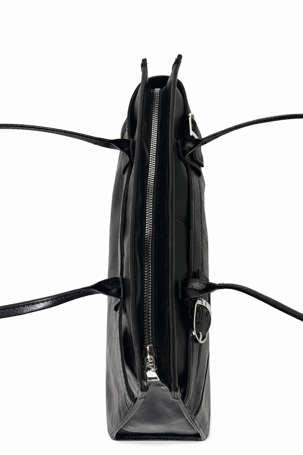 Vintage Baget Siyah Çanta - 6