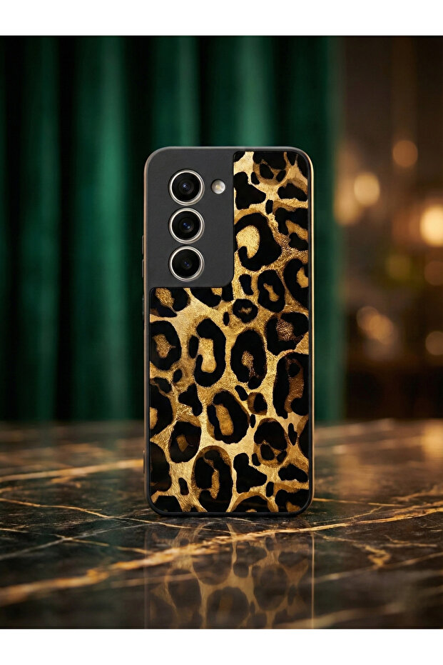 حافظة فاخرة متوافقة مع ريدمي 15 5G بنمط الفهد ومقاومة للصدمات - 4