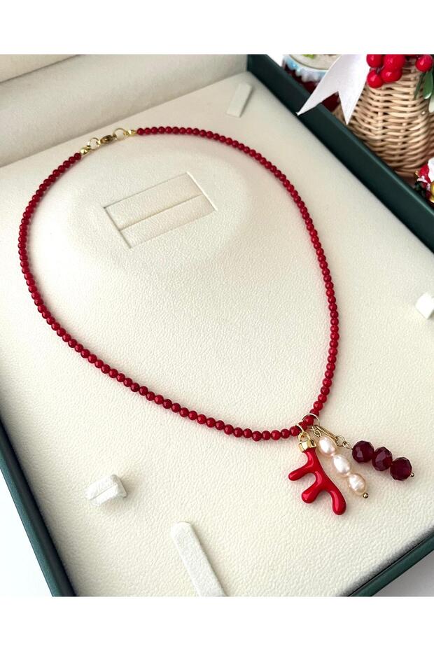 Charmlı Mercan Kolye - 2