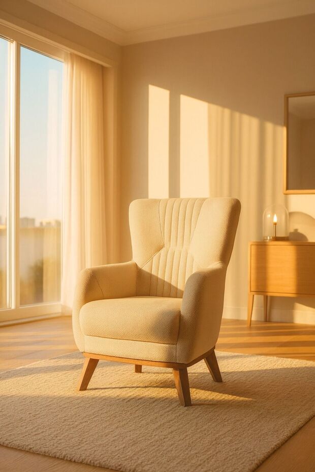 Ahşap Nirvana Tekli Berjer - 2