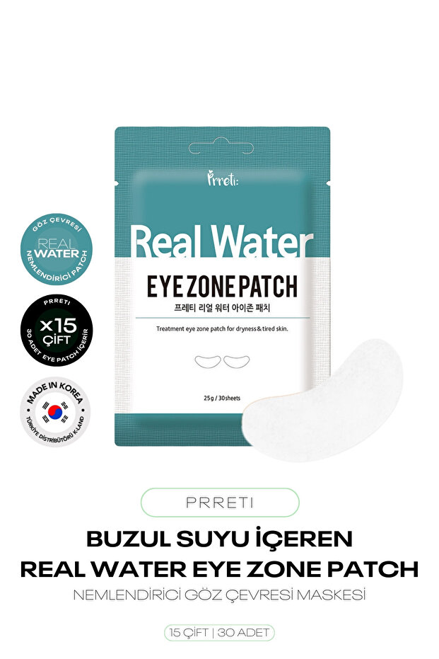 15 Pairs of Moisturizing Under-Eye Mask Set Real Water Eye Zone Patch
