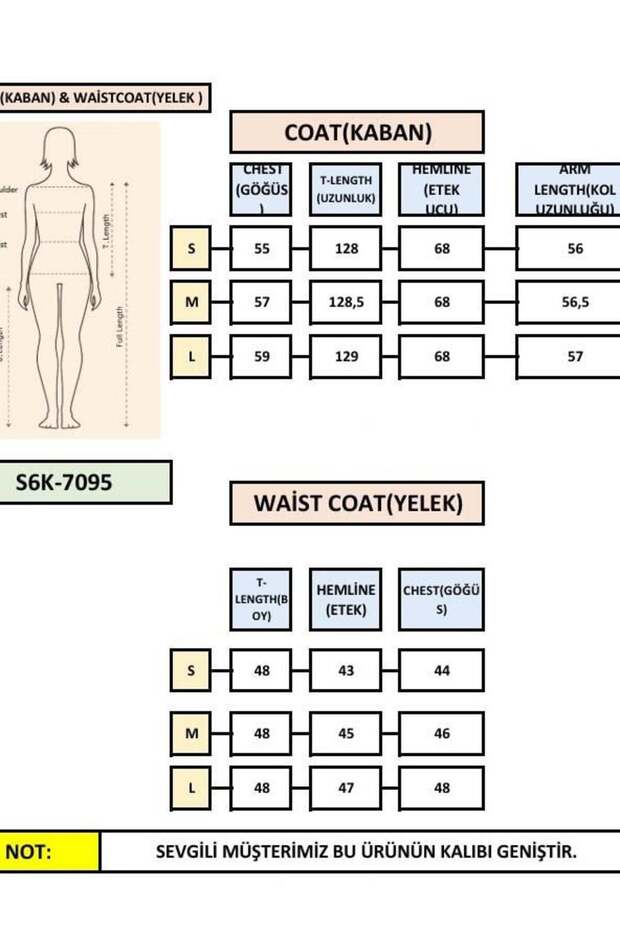 İçi Kaşe Y Vest Set Kaşe Kaban 7095 R7-K-K2 Translates To: Inside Kaşe Y Vest Set Kaşe Kaban 7095 R7-K-K2 - 7