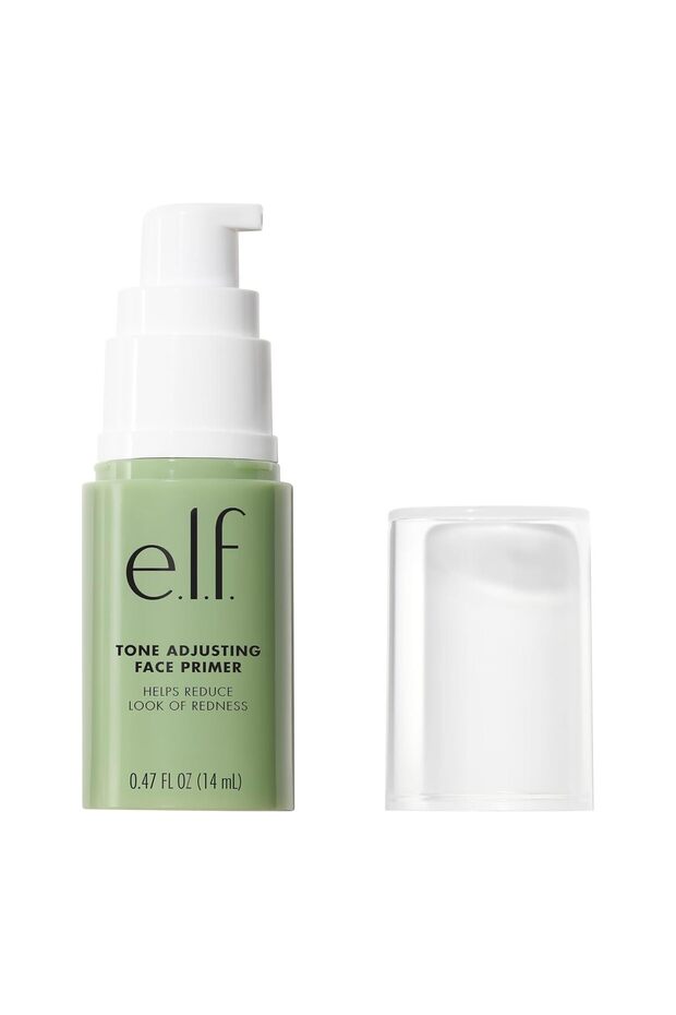 e.l.f. Tone Adjusting Face Primer, Makeup Primer For Neutralizing Uneven Skin Tones & Redness