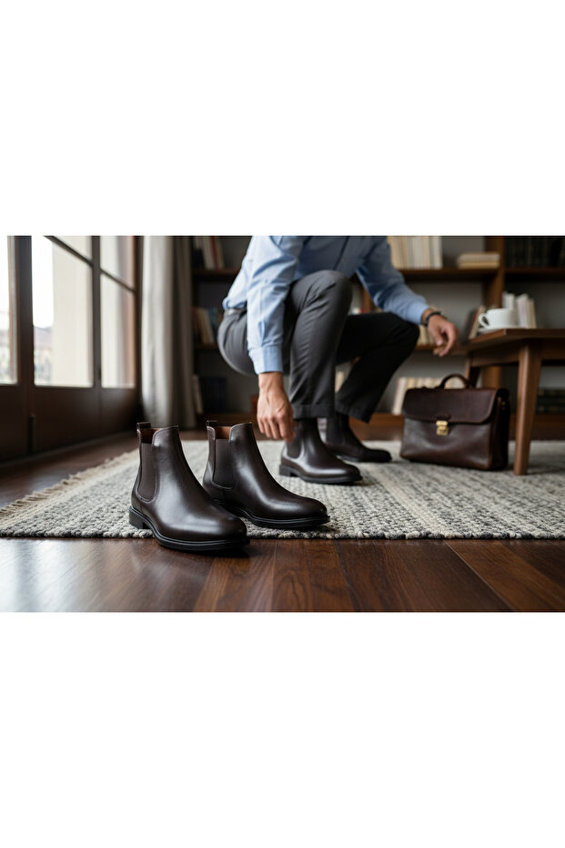 STORE Siyah Erkek Deri Bot BLAST - 2