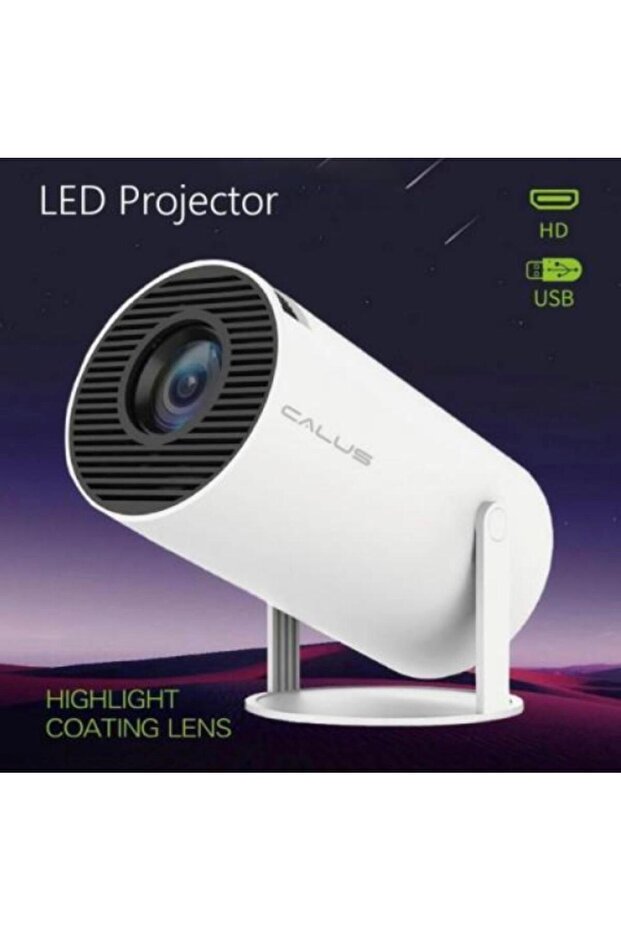 H5-A Pro HD Multimedia Projector, USB Compatible, High Dynamic Range, Highlight Coating Lens,
