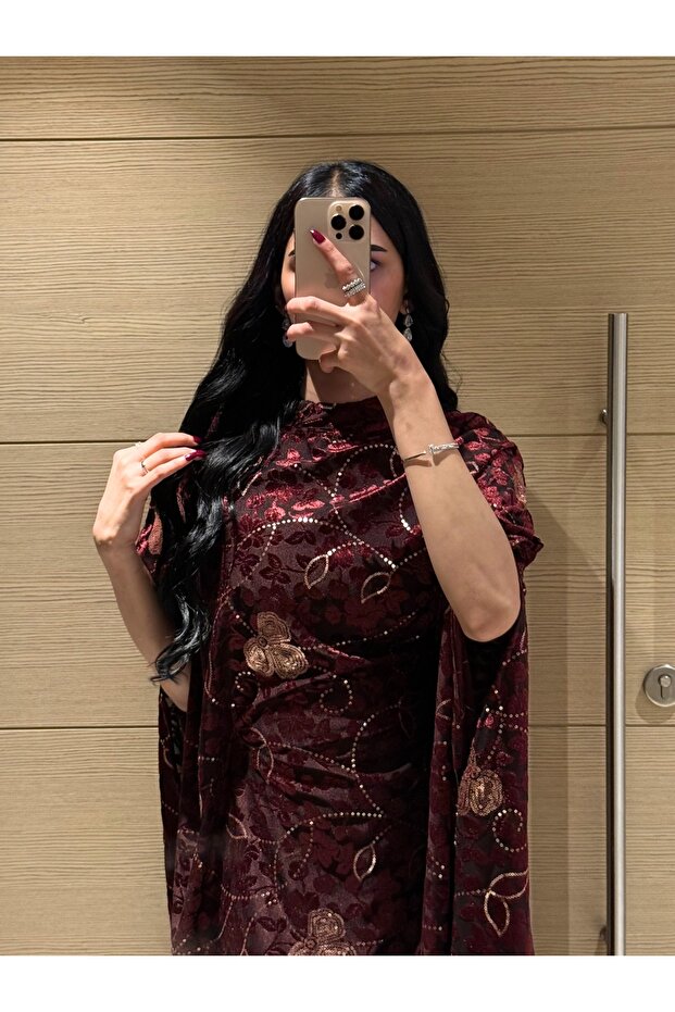 جلابية أنيقة بتصميم قطعتين - 3