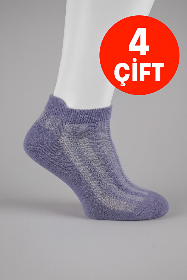 Booties Cotton Socks Patterned - 1