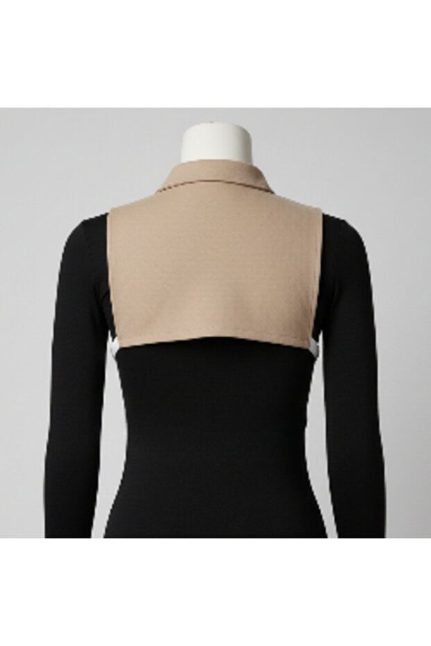 Cotton - Linen Polo Shirt Collar - 3