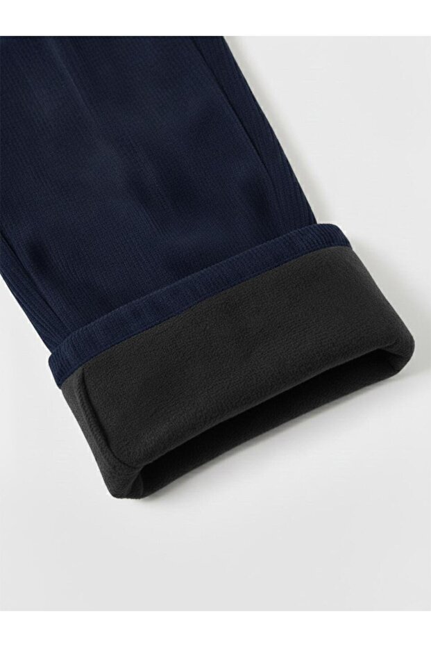 Men's L Stretch Fabric Velvet Pantalon with Fleece Inside - 5