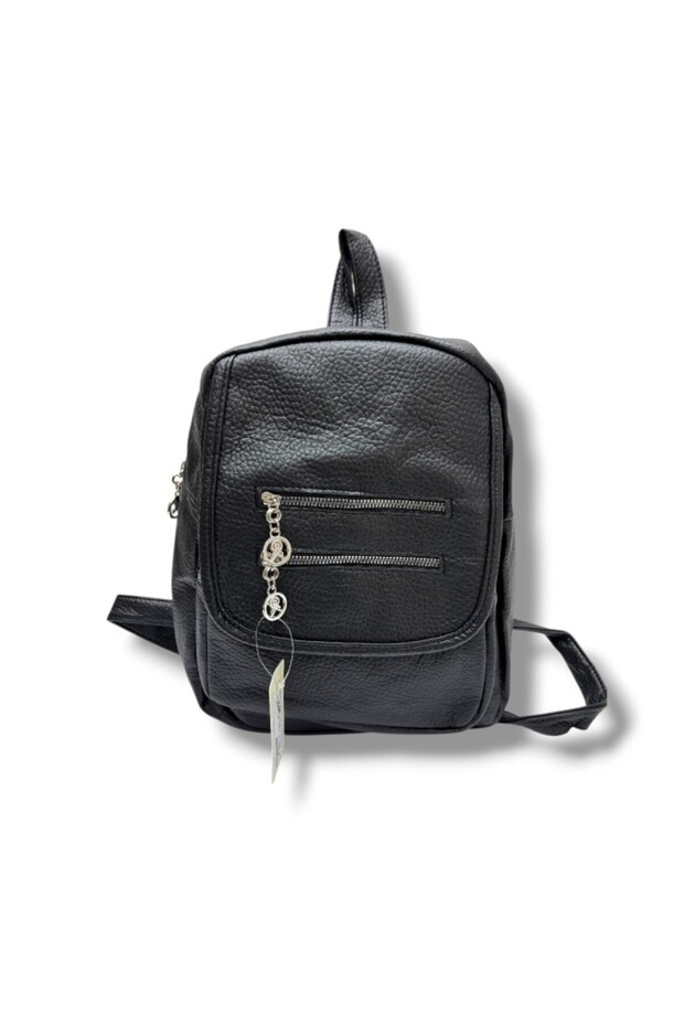 403-26 Washed Leather Multi-Compartment Shoulder and Backpack Women's Bag