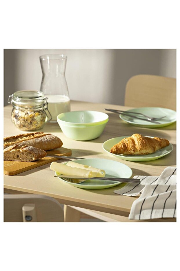 Oftast Tatlı Tabağı Açık Yeşil 19 Cm - 3