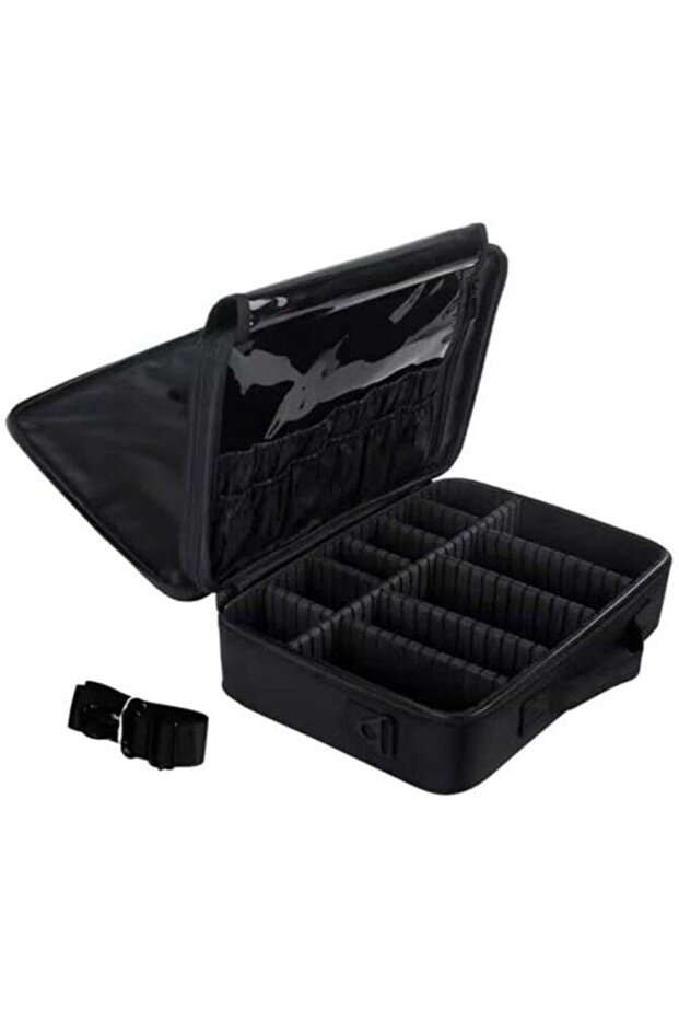 Large Capacity Makeup Case 3 Layers Cosmetic Organizer Brush bag Makeup Train Case Makeup Artist Box
