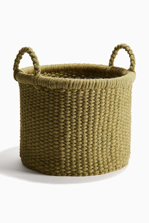 Jute storage basket