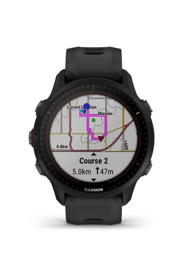 Forerunner 955 3.3cm (1.3") MIP, Digital, 260x260px, Touchscreen, Wi-Fi, GPS (satellite), Negru - 4