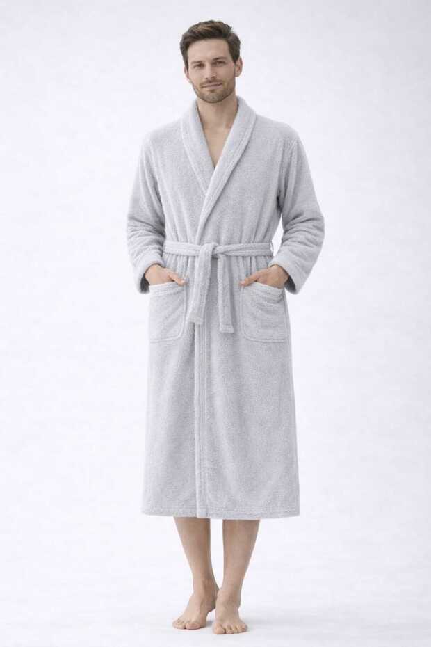 Cotton Premium Bathrobe I Unisex I Ultra - Soft I Bathrobe I Shawl Collar I Dowry I Men's & Women's Bathrobe - 6