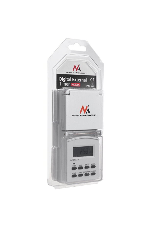 Digital timer socket, external, random function, 10 programs, max. 156 programs, 3600W, M - 4