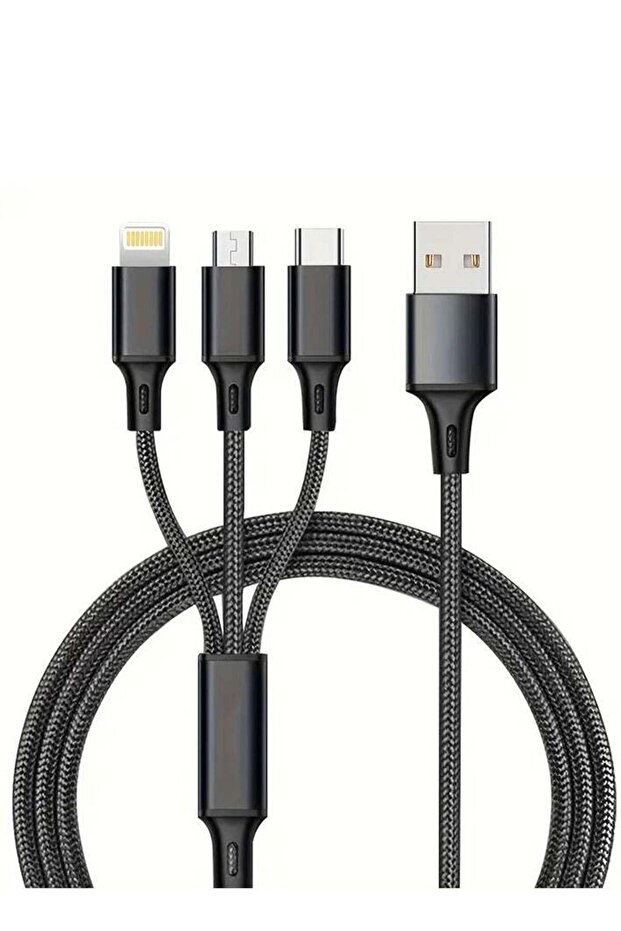 3 in 1 Charging Cable, Multi Charging Cable 1.2M