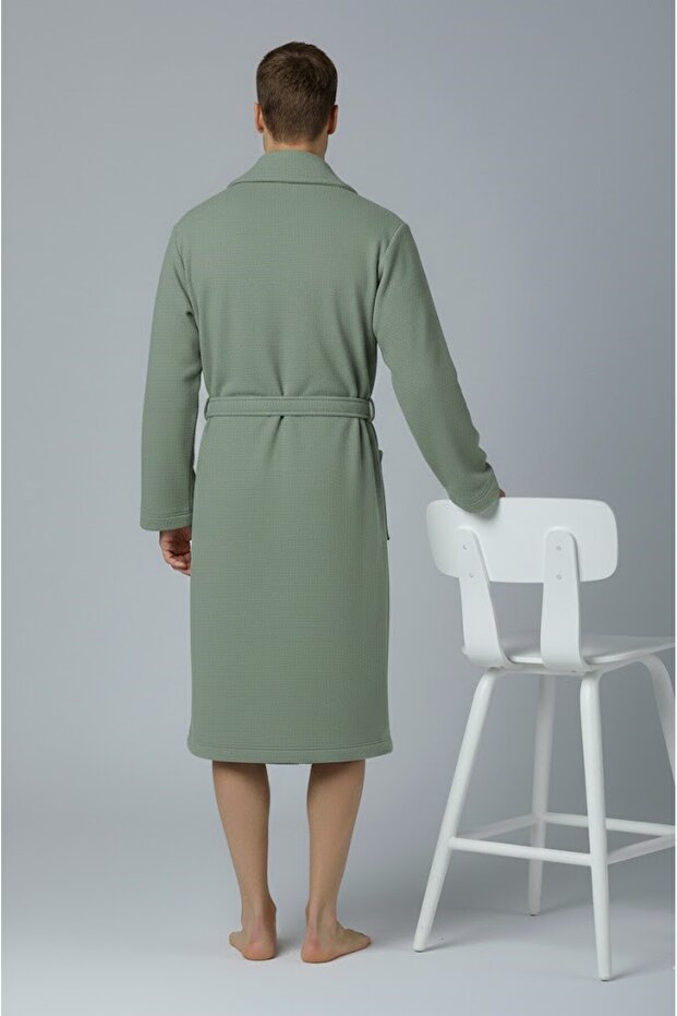 Cotton Premium Bathrobe I Unisex I Ultra - Soft I Bathrobe I Shawl Collar I Dowry I Men's & Women's Bathrobe - 4