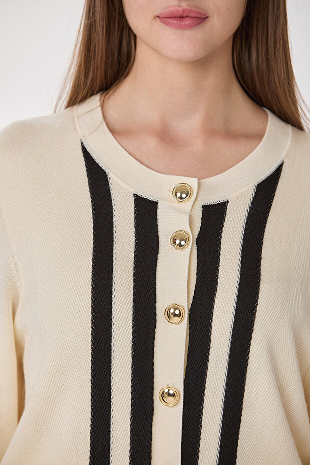 Beige wool jacket - 3