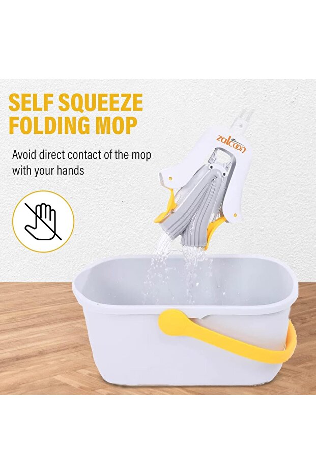 عبوة إعادة تعبئة ممسحة إسفنجية قابلة للطي (رأس الممسحة) - 4