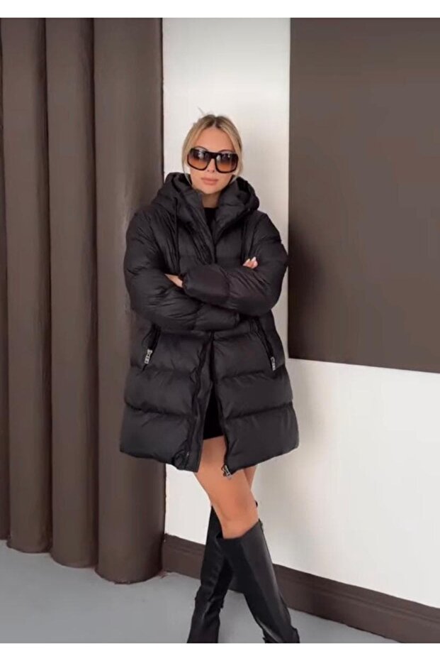Hooded Puffer Jacket - 1