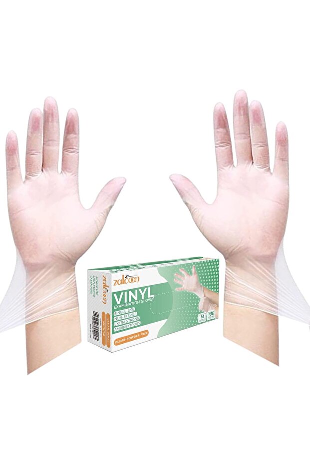 Vinyl Exam Disposable Gloves, 4.5g Latex Free Powder Free