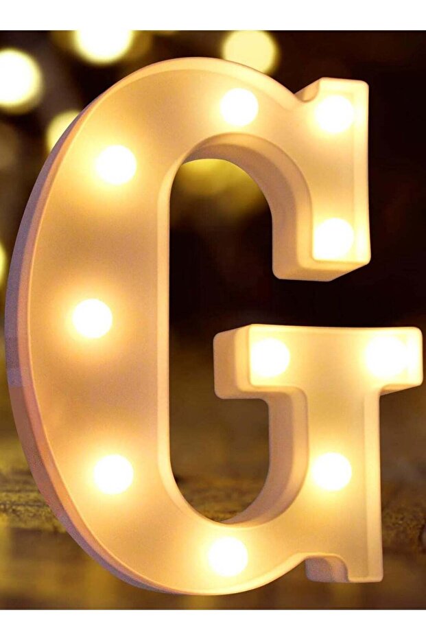 'G' Decorative Plastic LED Marquee Letter Light