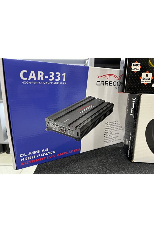 PAKET SES SİSTEMİ AMFİ BAS MİDRANGE KABLO HEDİYELİ DMCGARAJ - 3