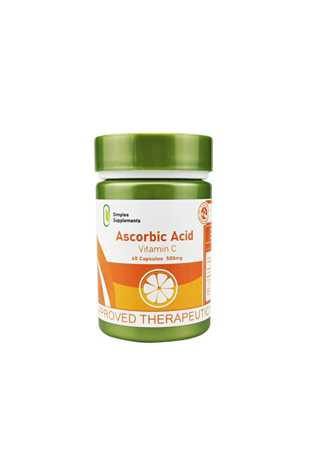 مكمل غذائي على شكل كبسولات من حمض الأسكوربيك/فيتامين سي - 1