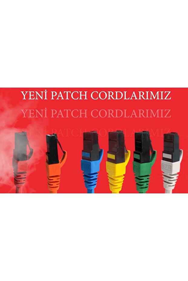 Epc-250C6Ulhy-0,50 50cm Utp Cat6 Patch Cord Lsoh Yellow 4X2X24 # 24 Awg