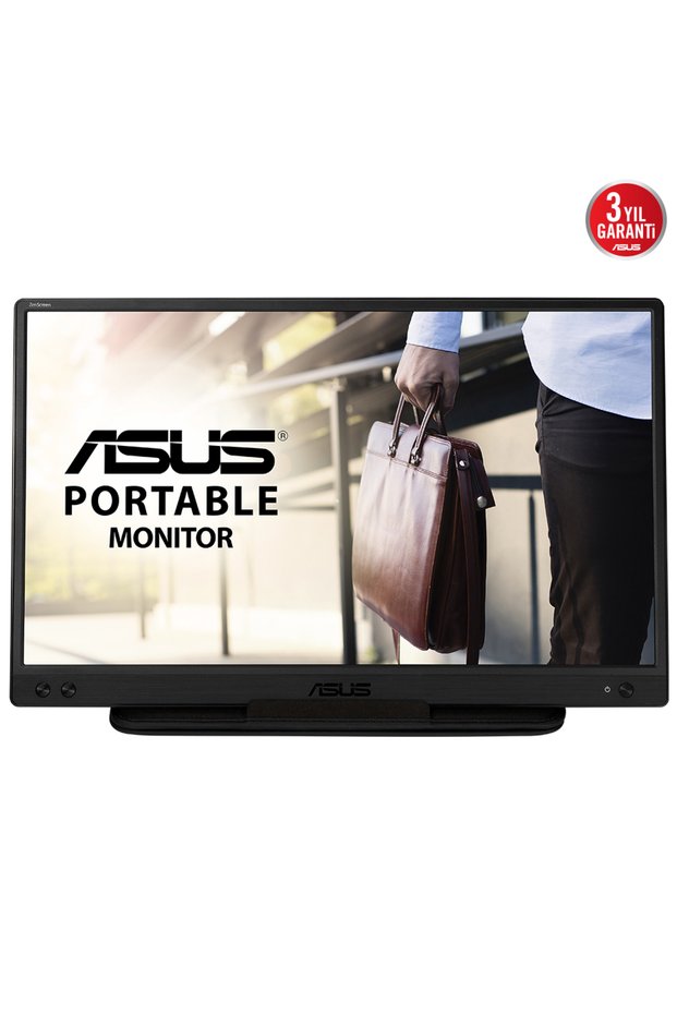 Asus zenscreen mb166c 15.6" 5ms 1920x1080 usb type-c portable led monitor