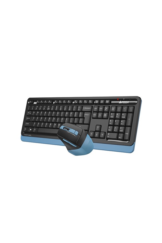 Aq89 Fg1035 Wireless Standard Black/Blue Q Keyboard Mouse