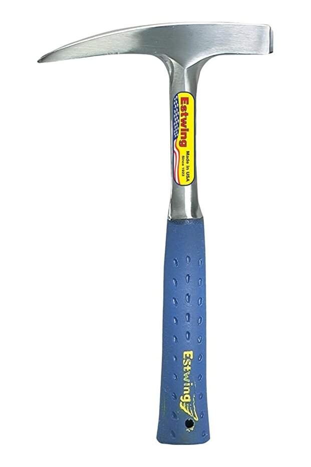 E3-14P Rock Pick - 14 Oz Geological Hammer With Pointed Tip & Shock Reduction Grip - E3-14P