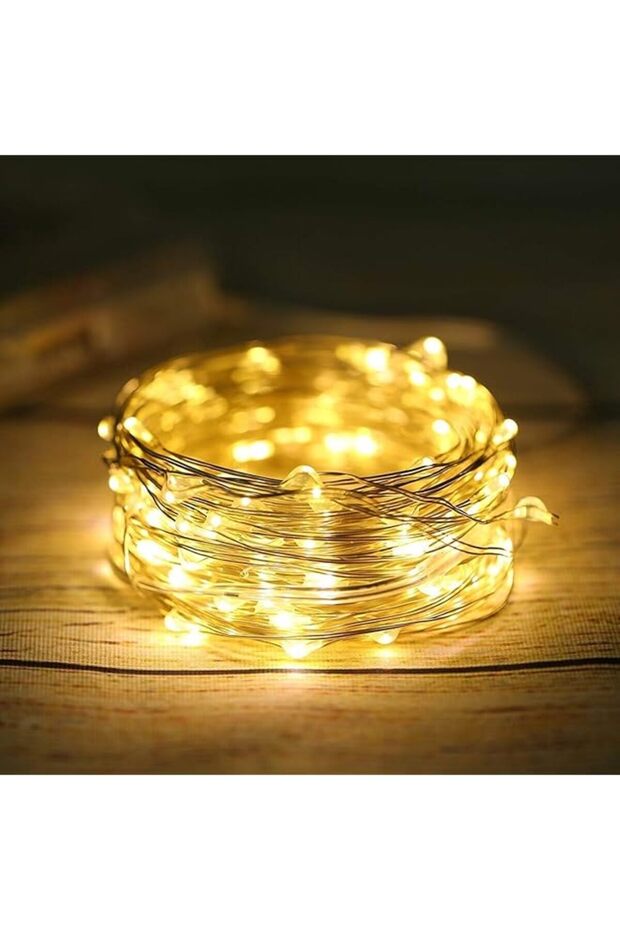 Fairy lights, 2 Pack String Battery Operated 33ft 100 LED Twinkle Lights for Wedding, Party