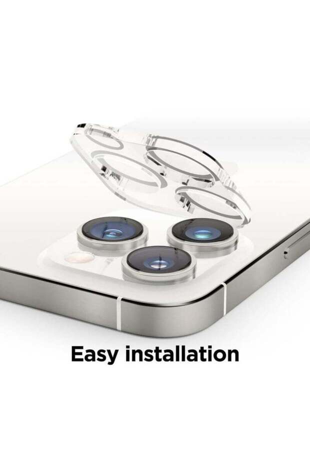 واقي شاشة شفاف لحلقة عدسة الكاميرا لهاتف آيفون 16 برو ماكس من آبل - 3