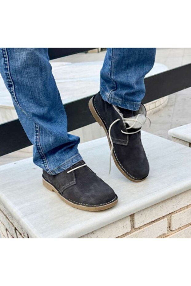 SAFARI FUR BOOTS Grey - 3