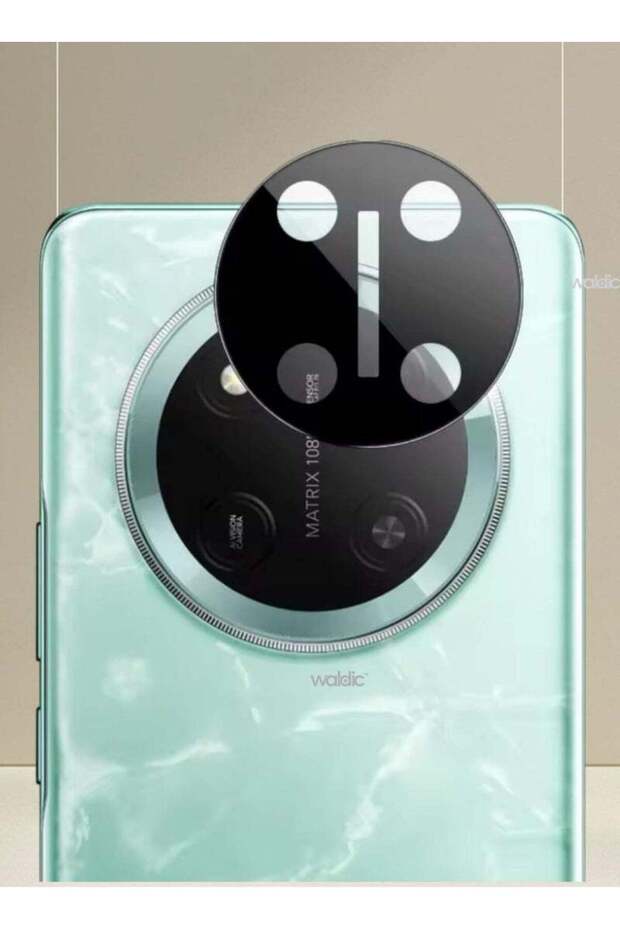 واقي شاشة عدسة الكاميرا لهاتف Honor X9c - أسود - 1