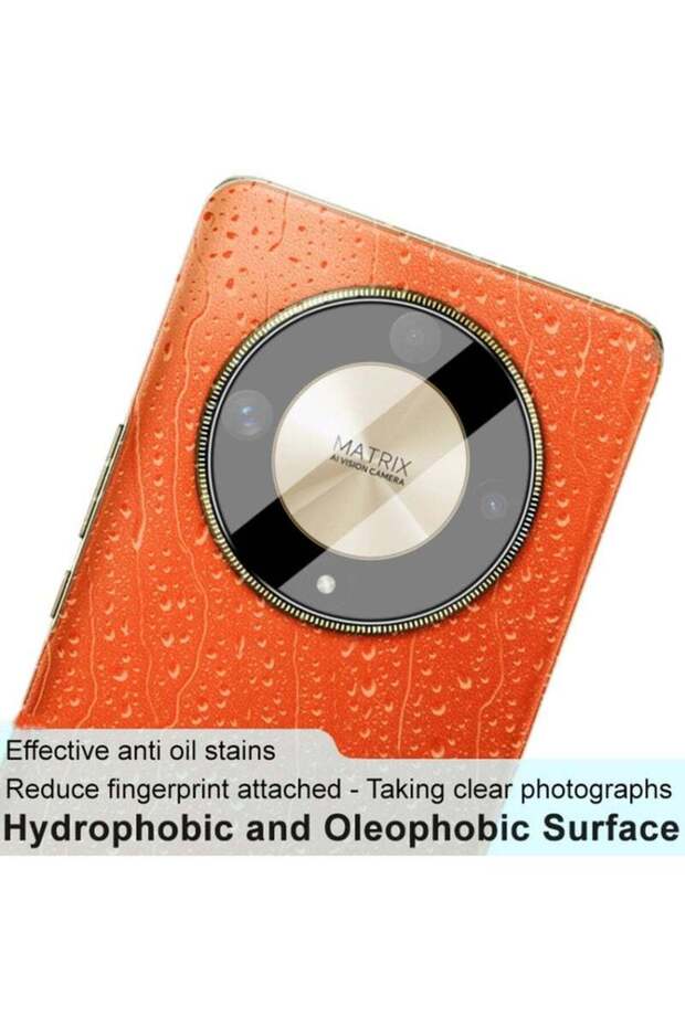 واقي شاشة عدسة الكاميرا لهاتف Honor X9b - أسود - 3