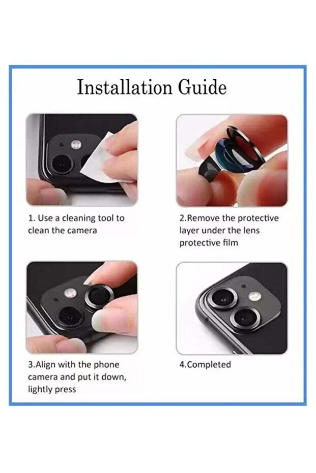 واقي شاشة وعدسة كاميرا هاتف شاومي ريدمي نوت 13 برو 4G - فضي - 4