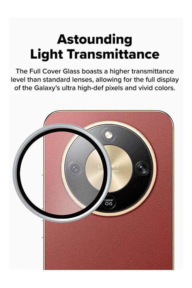 حلقة حماية لعدسة كاميرا هاتف Honor X9d - فضي - 5