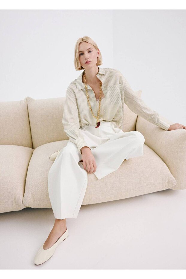 Cepli lyocell gömlek - 8