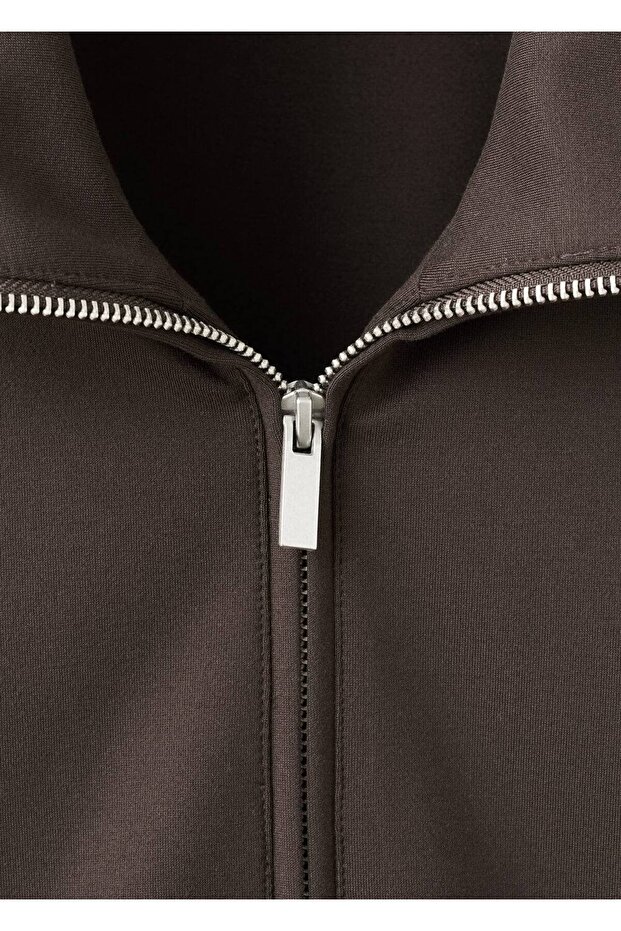 Kontrast çizgili sweatshirt - 8