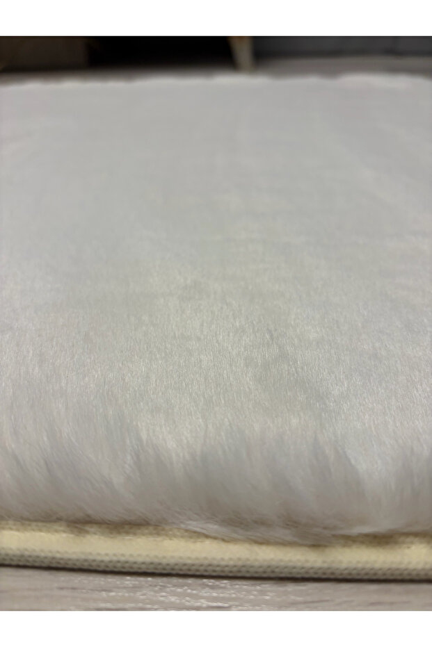 Bonnie Rabbit Hair, Non-Slip Bottom, Fluffy, Ultra-Luxury, Washable 2-Piece Bath Mat - 6