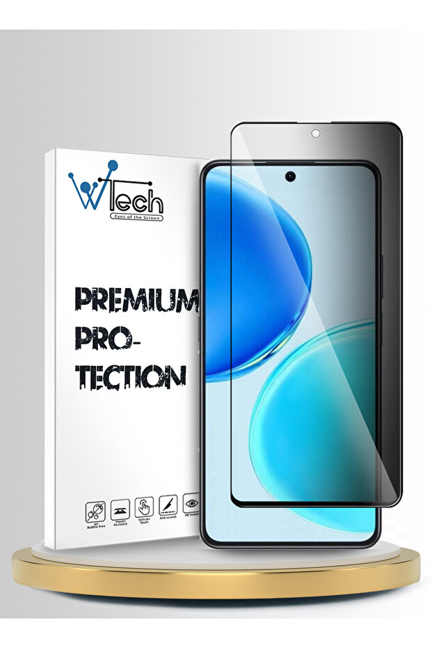 Honor X8d 4G 2025 Premium E2E Series Privacy Full Cover Tempered Glass Clear/Black