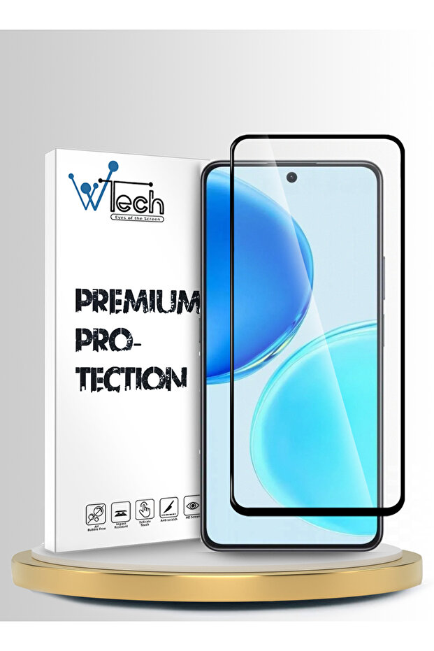 Honor X8d 4G 2025 Premium E2E Series Full Glue Full Cover Tempered Glass Clear/Black